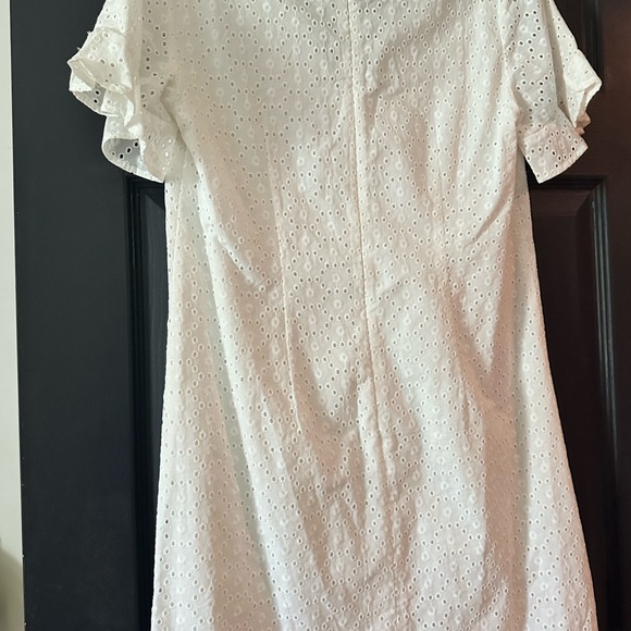 NEW LOFT Eyelet Shift Dress - Picture 4 of 5